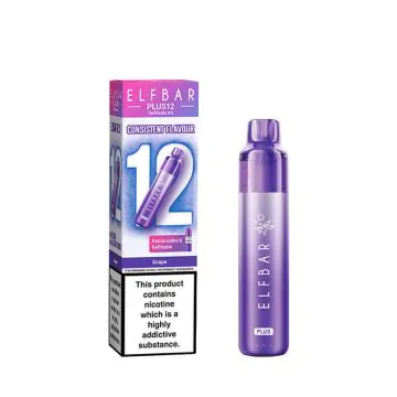 Elfbar Plus 12K Puffs Pod Kit | Rechargeable Vape UK