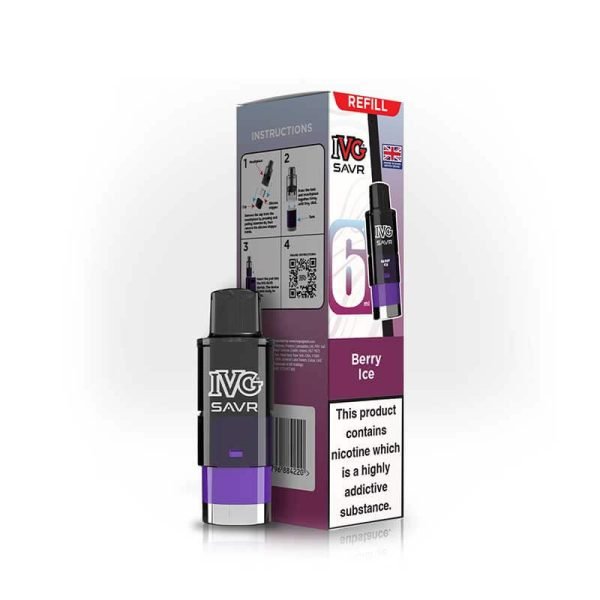 IVG SAVR Refill Pods | 20mg Nic Salt Prefilled Pods 3000 Puffs UK