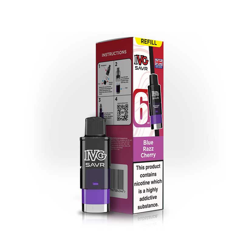 IVG SAVR Refill Pods | 20mg Nic Salt Prefilled Pods 3000 Puffs UK