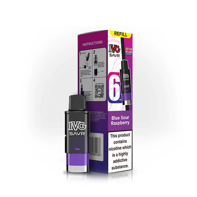IVG SAVR Refill Pods | 20mg Nic Salt Prefilled Pods 3000 Puffs UK