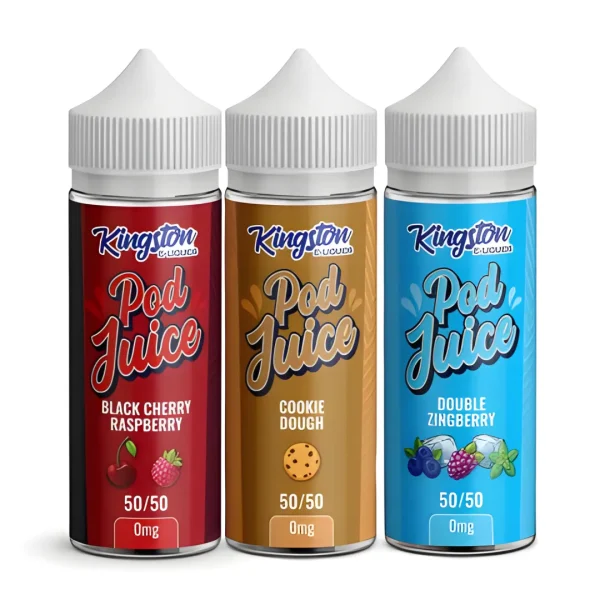 Buy Kingston Pod Juice 100ml Shortfill E-Liquid UK