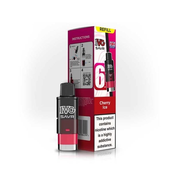 IVG SAVR Refill Pods | 20mg Nic Salt Prefilled Pods 3000 Puffs UK