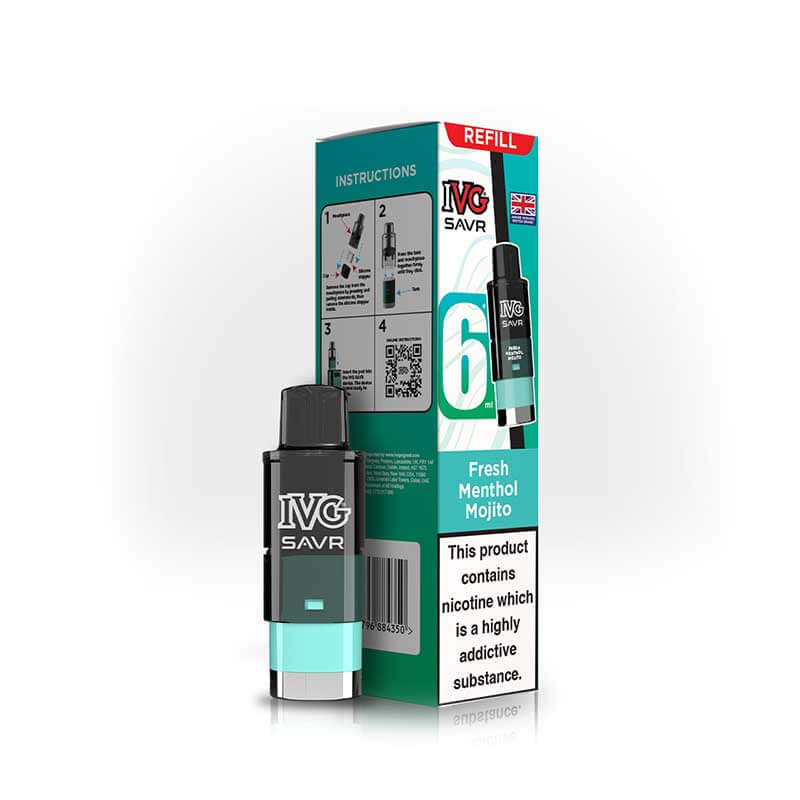 IVG SAVR Refill Pods | 20mg Nic Salt Prefilled Pods 3000 Puffs UK