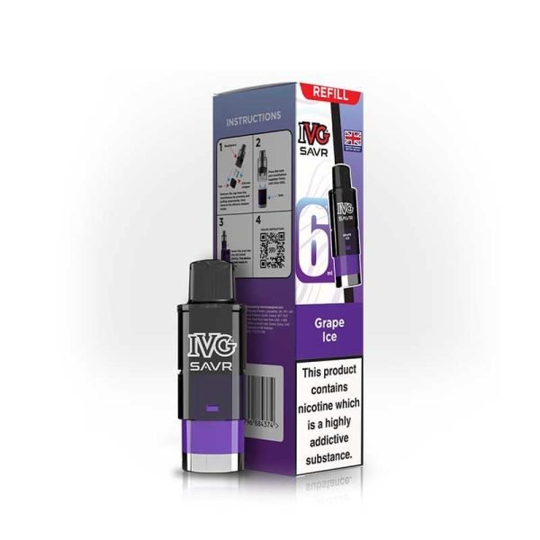 IVG SAVR Refill Pods | 20mg Nic Salt Prefilled Pods 3000 Puffs UK