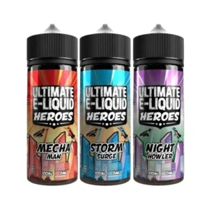 Buy Ultimate Puff Heroes 100ML Shortfill E-Liquid UK