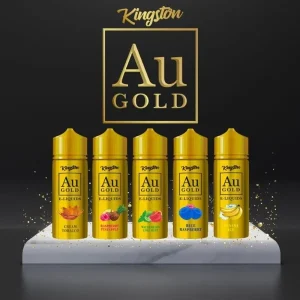 Buy Kingston AU Gold 100ml Shortfill E-Liquid UK