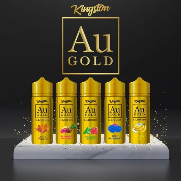 Buy Kingston AU Gold 100ml Shortfill E-Liquid UK