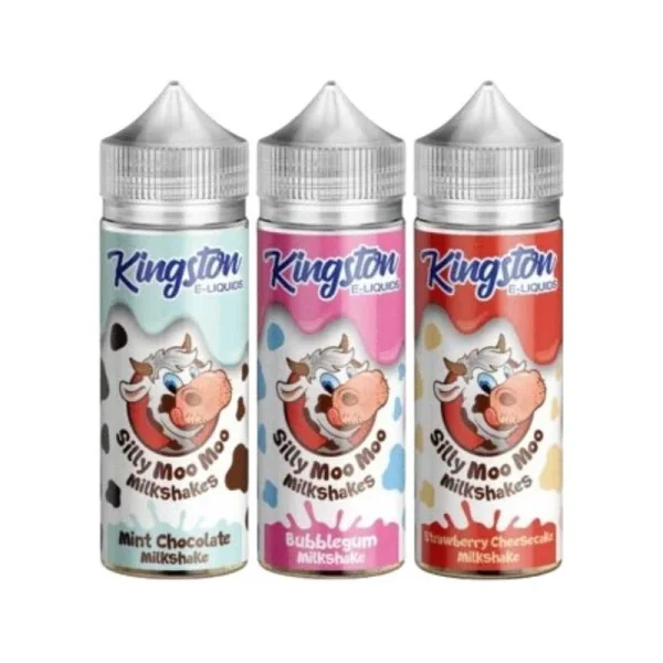 Kingston Silly Moo Moo Milkshakes 100ML Shortfill UK