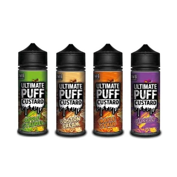 Buy Ultimate Vape Juice Custard 100ml Shortfill UK