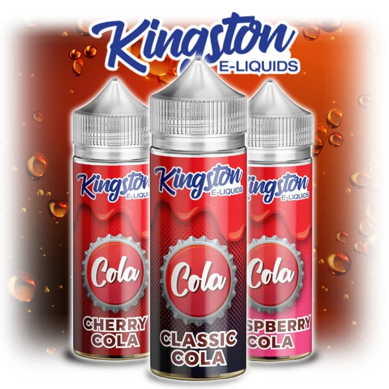 Buy Kingston Cola E-Liquid 70/30 100ml Shortfills UK