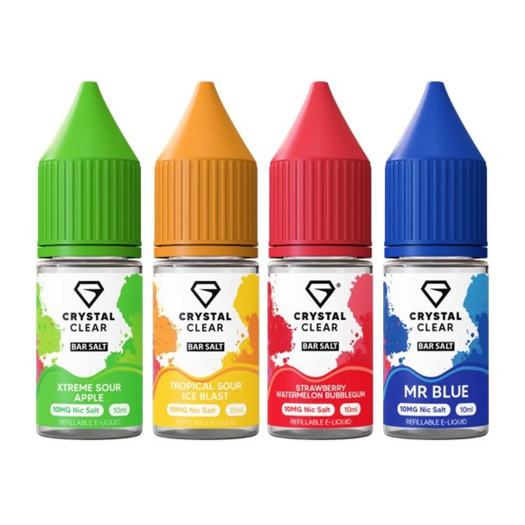 Crystal Clear Nic Salts 10ml E-Liquid