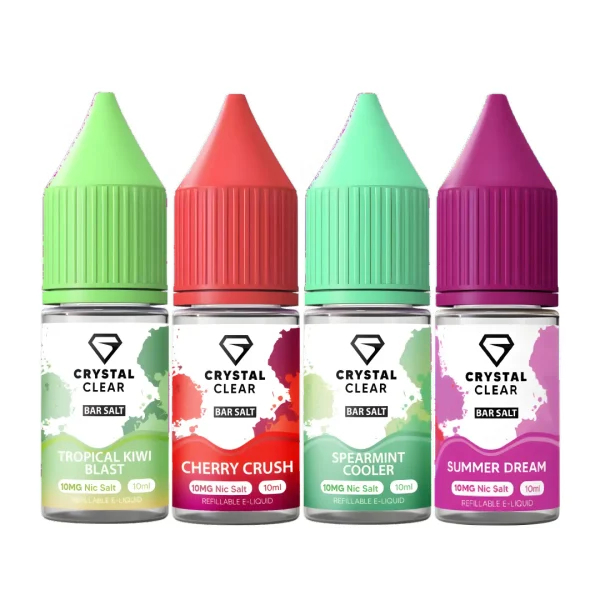 Crystal Clear Nic Salts 10ml E-Liquid