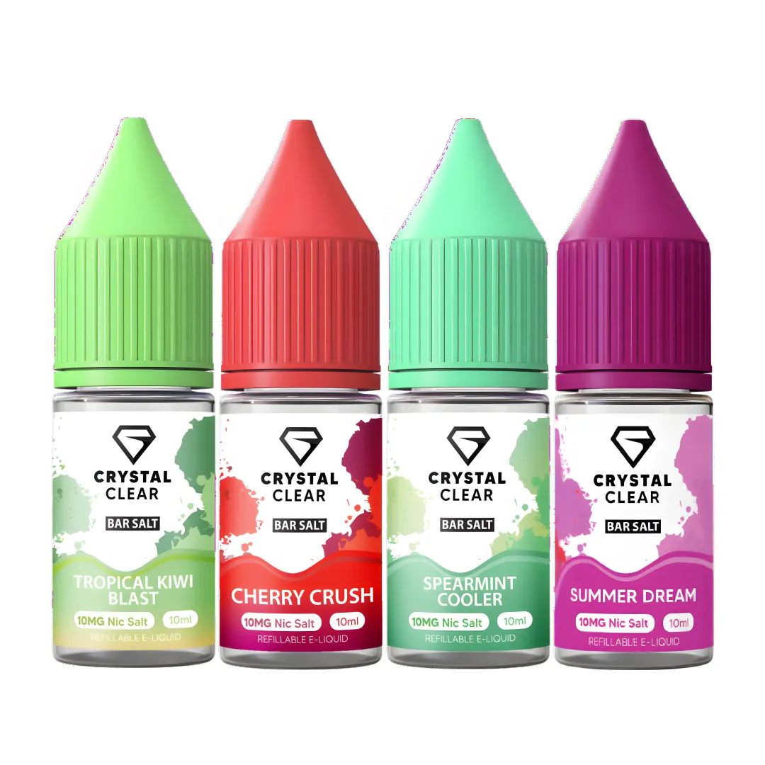 Crystal Clear Nic Salts 10ml E-Liquid