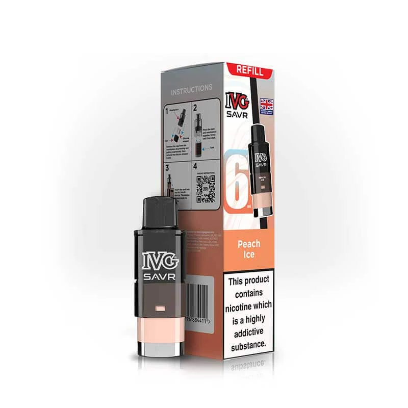 IVG SAVR Refill Pods | 20mg Nic Salt Prefilled Pods 3000 Puffs UK