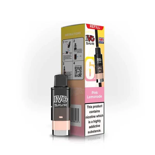 IVG SAVR Refill Pods | 20mg Nic Salt Prefilled Pods 3000 Puffs UK