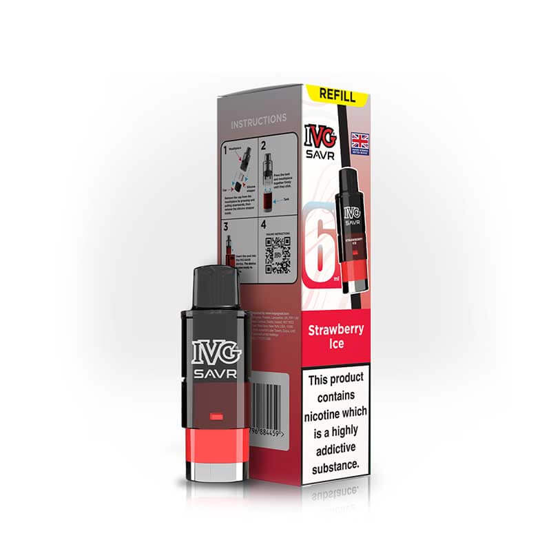 IVG SAVR Refill Pods | 20mg Nic Salt Prefilled Pods 3000 Puffs UK