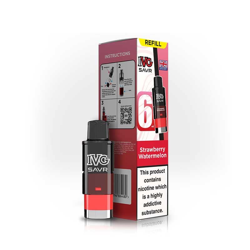 IVG SAVR Refill Pods | 20mg Nic Salt Prefilled Pods 3000 Puffs UK