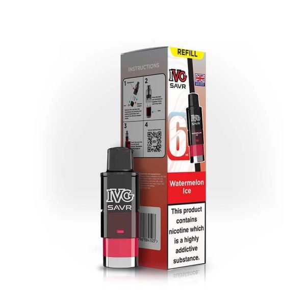 IVG SAVR Refill Pods | 20mg Nic Salt Prefilled Pods 3000 Puffs UK