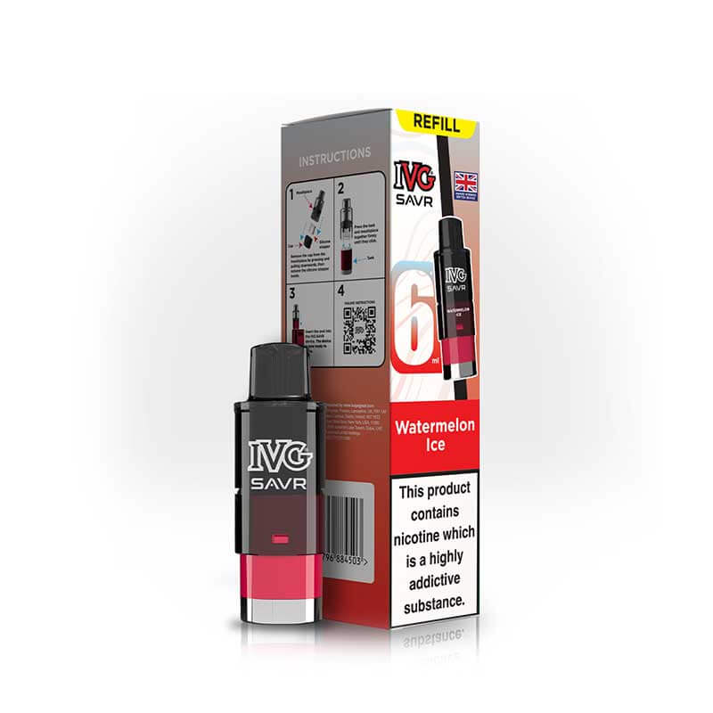 IVG SAVR Refill Pods | 20mg Nic Salt Prefilled Pods 3000 Puffs UK