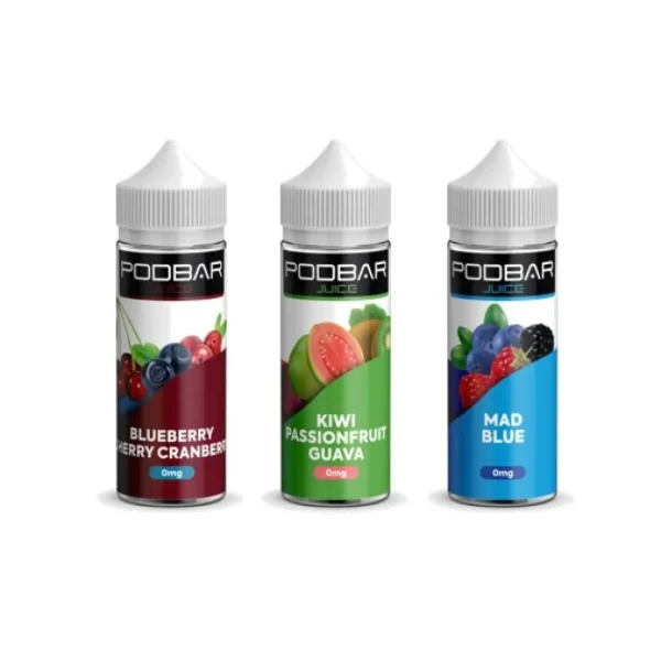 Buy Podbar Juice 100ml Shortfill E-Liquid by Kingston Juice UK