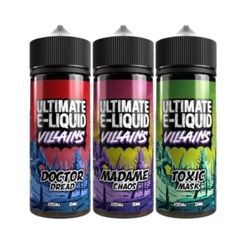 Buy Ultimate Puff Villains 100ml Shortfill Vape Juice UK
