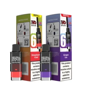 IVG SAVR Refill Pods | 20mg Nic Salt Prefilled Pods 3000 Puffs UK