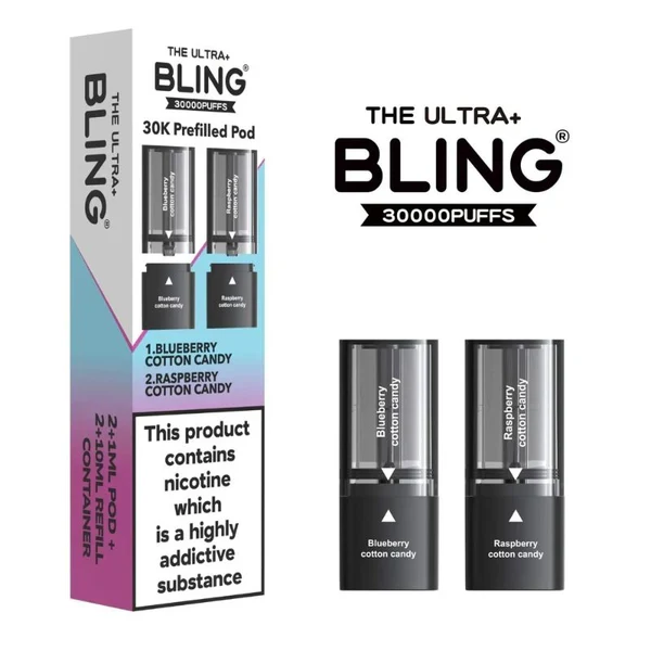 Crystal Bling Ultra Plus 30K Replacement Pods