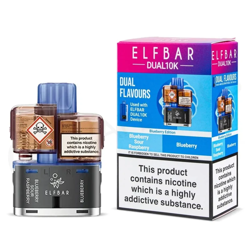 Elf Bar Dual 10K Prefilled Replacement Pods | Ultra 50 Compatible
