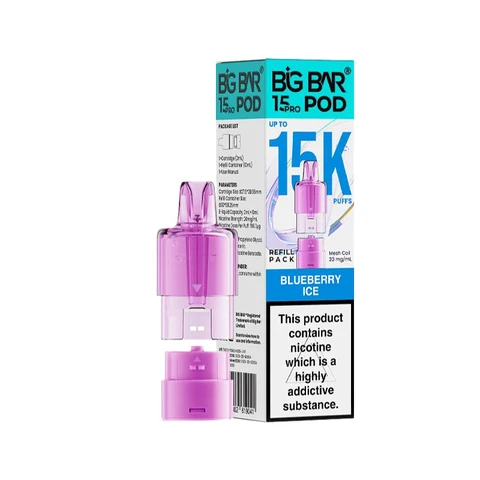 Big Bar Pro 15K Prefilled Replacement Pods