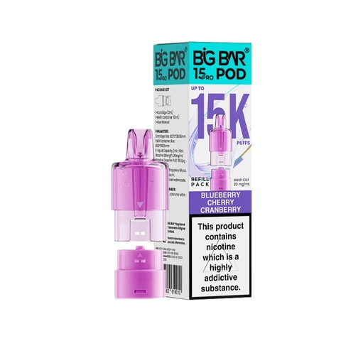 Big Bar Pro 15K Prefilled Replacement Pods