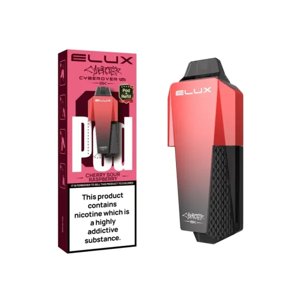 ELUX Cyberover 6K Pods – 6,000 Puff Prefilled Refill Pods