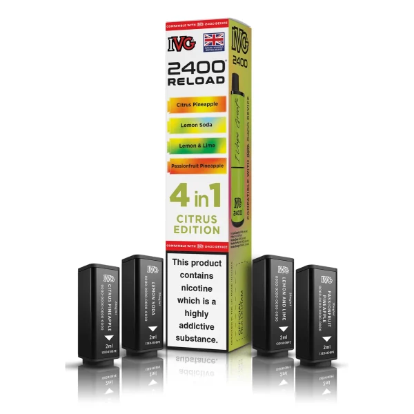 IVG 2400 Reload Pods 4-in-1 – 20mg Prefilled Refills