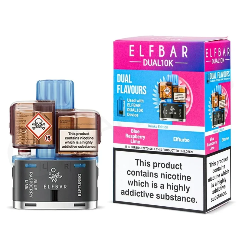 Elf Bar Dual 10K Prefilled Replacement Pods | Ultra 50 Compatible