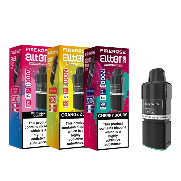 Elux Firerose Alter 7000 Prefilled Replacement Pods