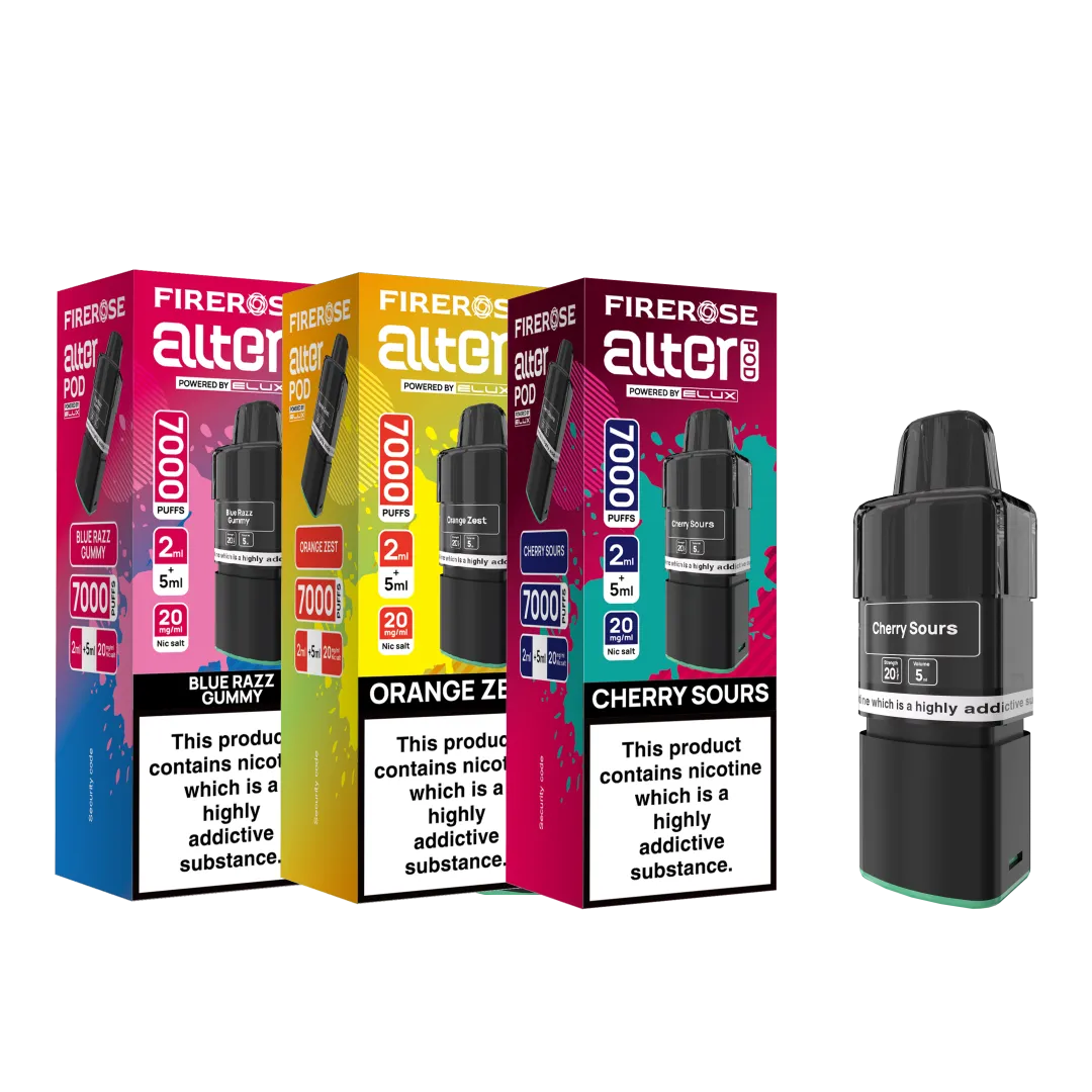 Elux Firerose Alter 7000 Prefilled Replacement Pods