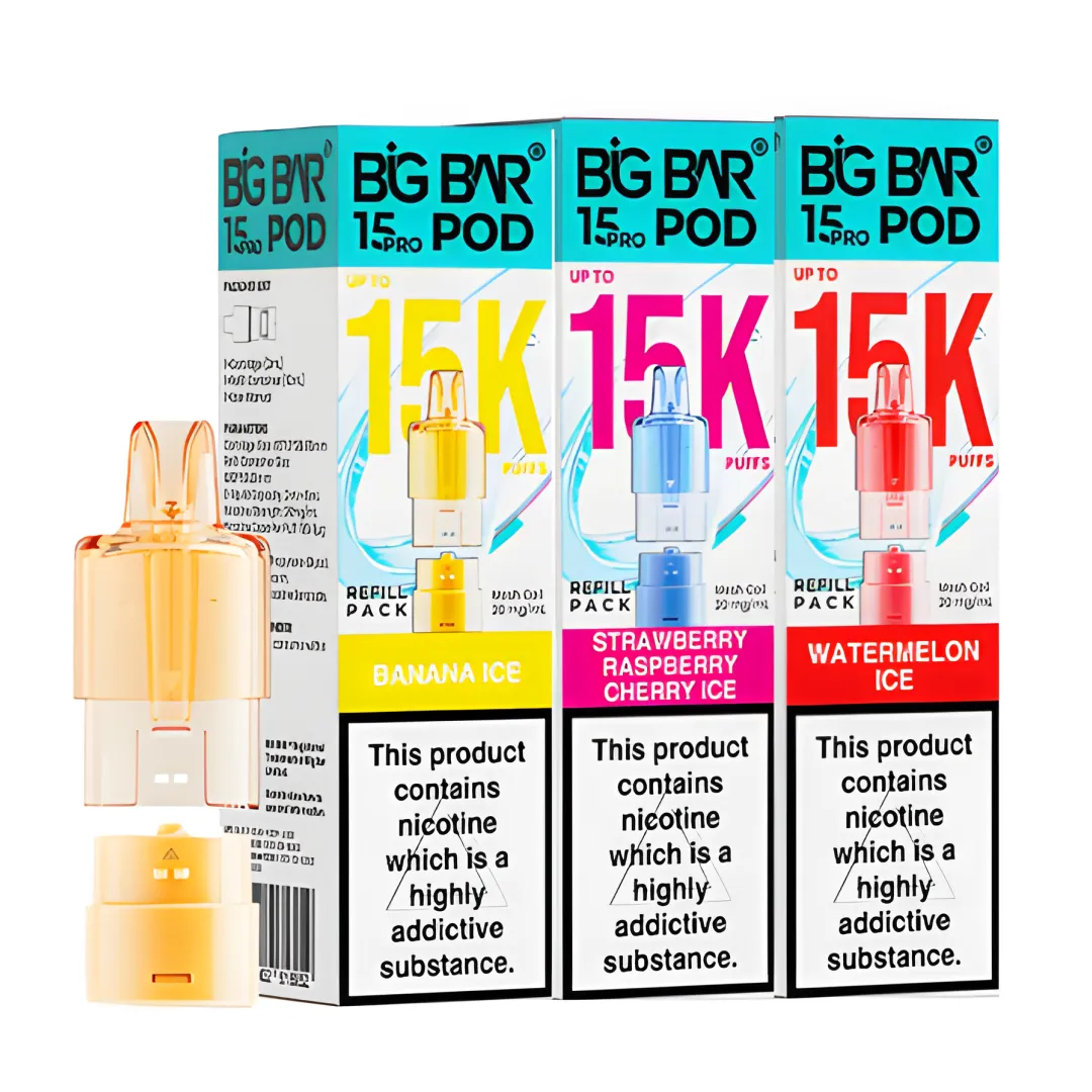 Big Bar Pro 15K Prefilled Replacement Pods