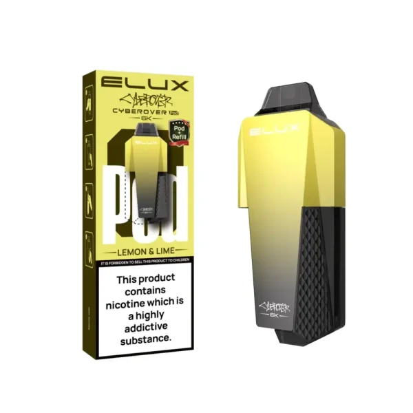 ELUX Cyberover 6K Pods – 6,000 Puff Prefilled Refill Pods