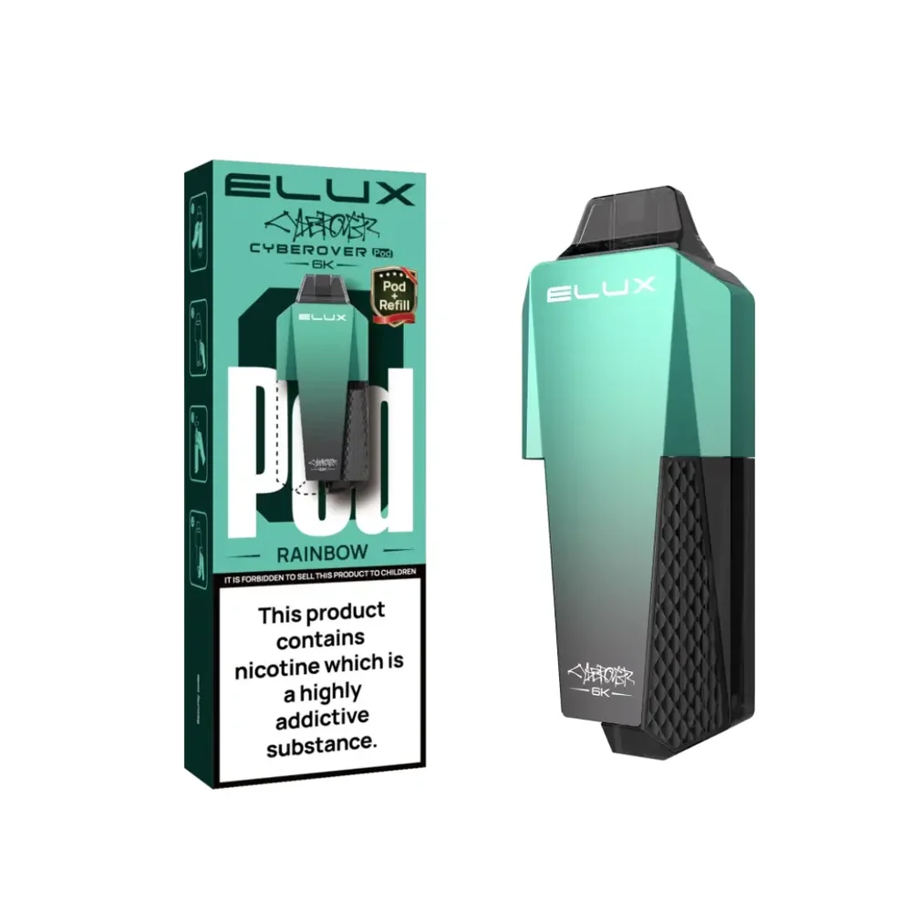 ELUX Cyberover 6K Pods – 6,000 Puff Prefilled Refill Pods