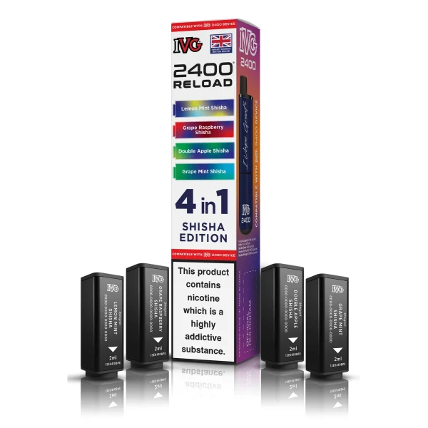 IVG 2400 Reload Pods 4-in-1 – 20mg Prefilled Refills