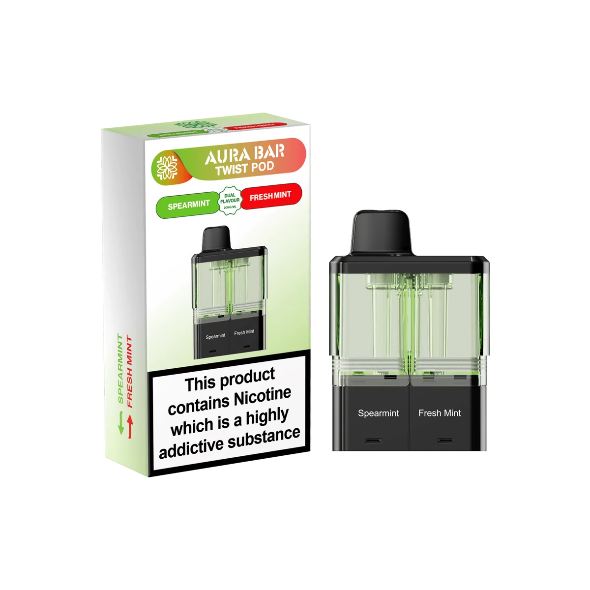 Crystal Prime Aura Bar Twist 40K Replacement Pods