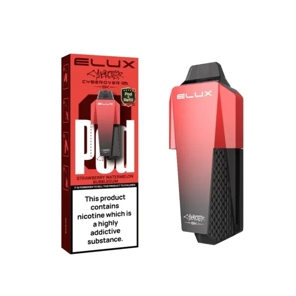 ELUX Cyberover 6K Pods – 6,000 Puff Prefilled Refill Pods