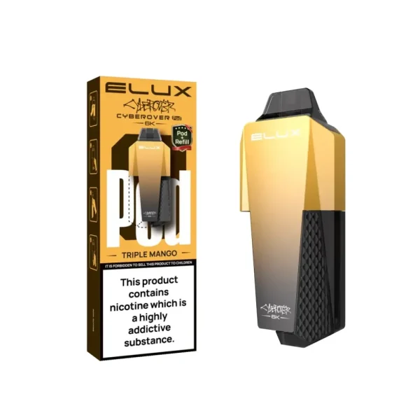 ELUX Cyberover 6K Pods – 6,000 Puff Prefilled Refill Pods