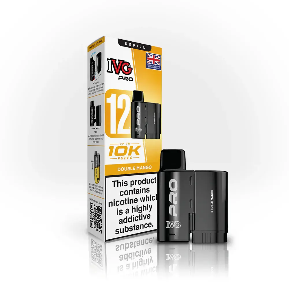 IVG Pro 12 10K Prefilled Refill Pods – 12ml