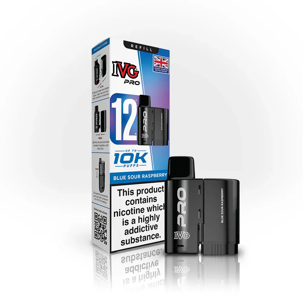 IVG Pro 12 10K Prefilled Refill Pods – 12ml